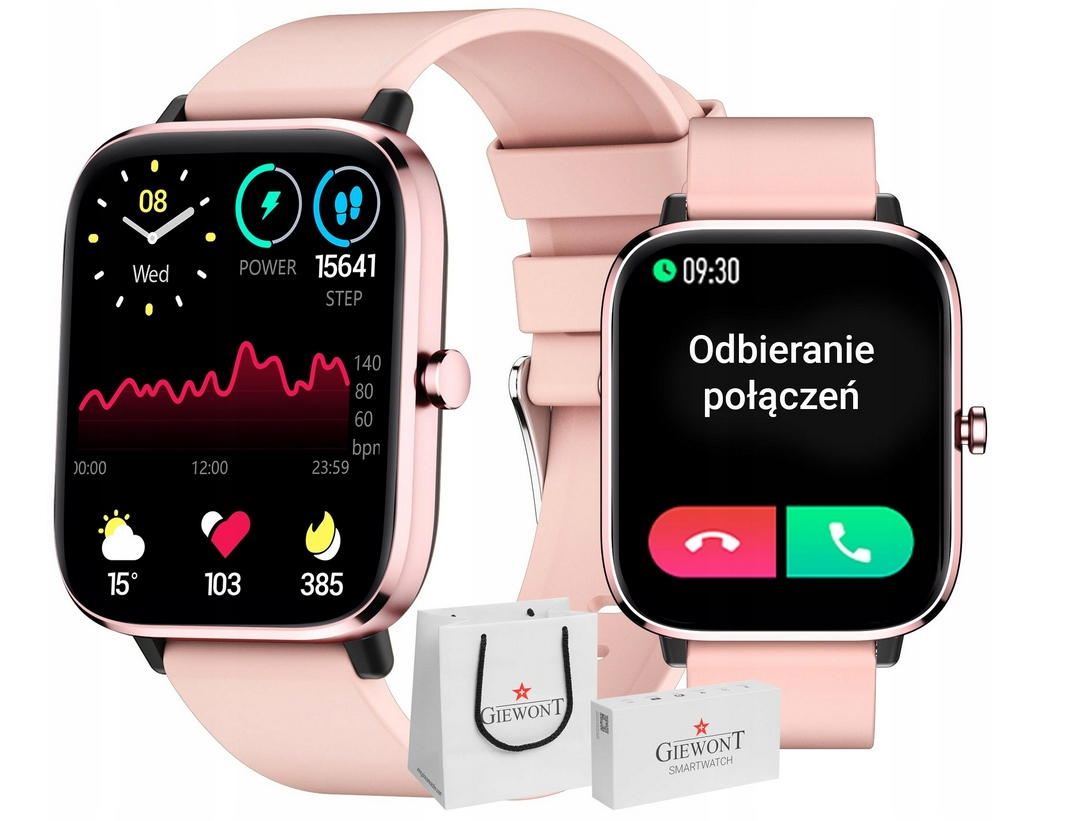 SMARTWATCH GIEWONT GW230 Dynamic SmartCall ROZMOWY SMS SPORT ALERT KROKI