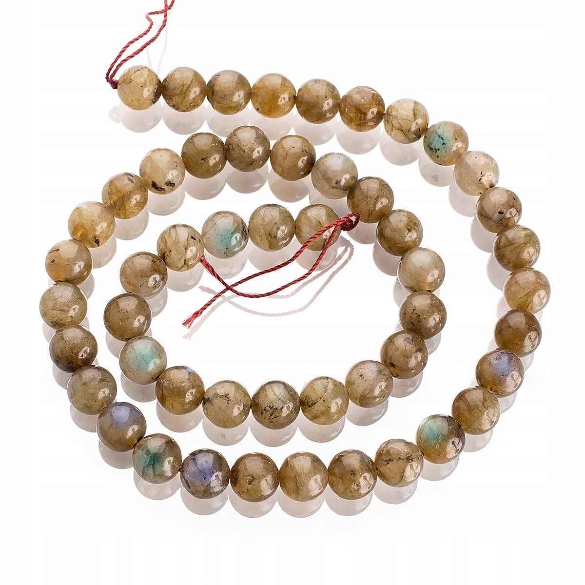 Korálky Přírodní Labradorit 8mm 47ks/38cm/nic