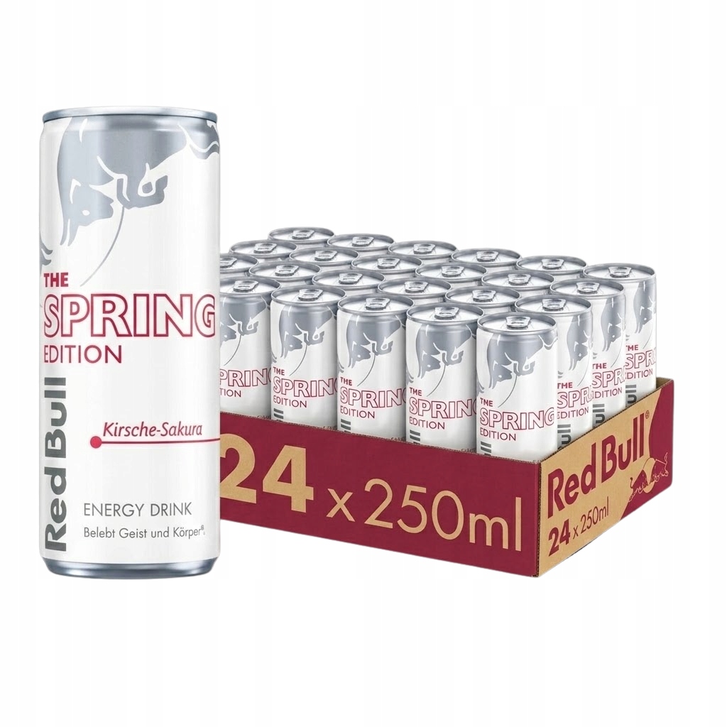Red Bull The Spring Edition Wiśnia-Sakura 24 x 250ml/ Z De