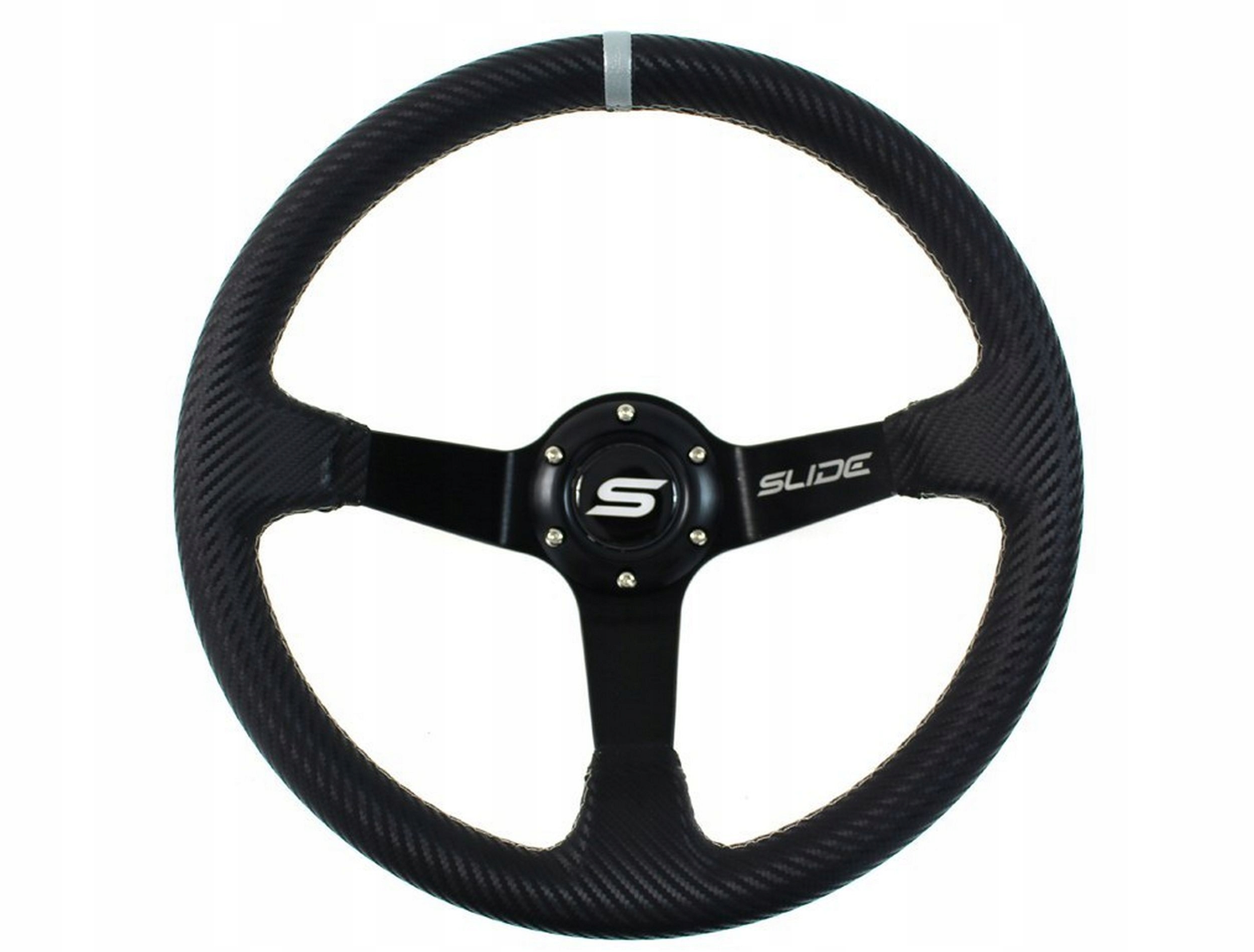 KIEROWNICA SPORTOWA SLIDE 350MM OFFSET 90MM CARBON Part manufacturer other