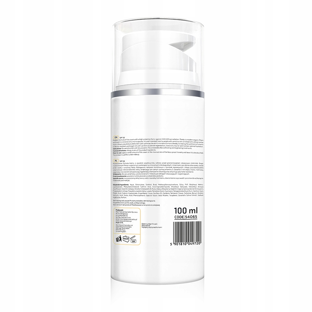 Apis Ochranný krém na obličej Spf 50