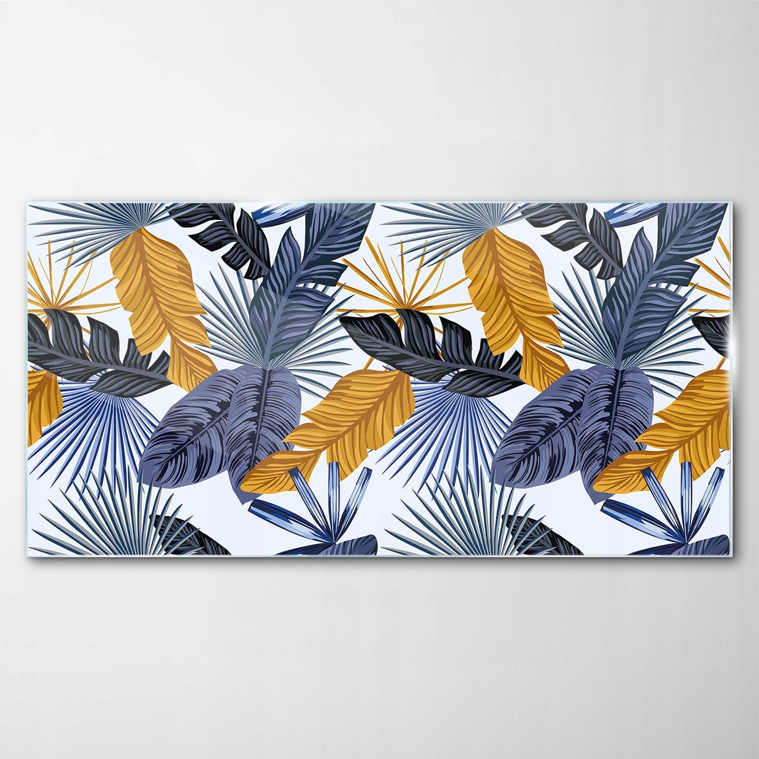 

Obraz Szklany Dekor Palma Liście Egzotyczne 140x70
