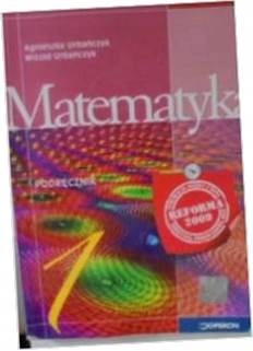 Matematyka GIM KL 1. Podręcznik - Agnieszka