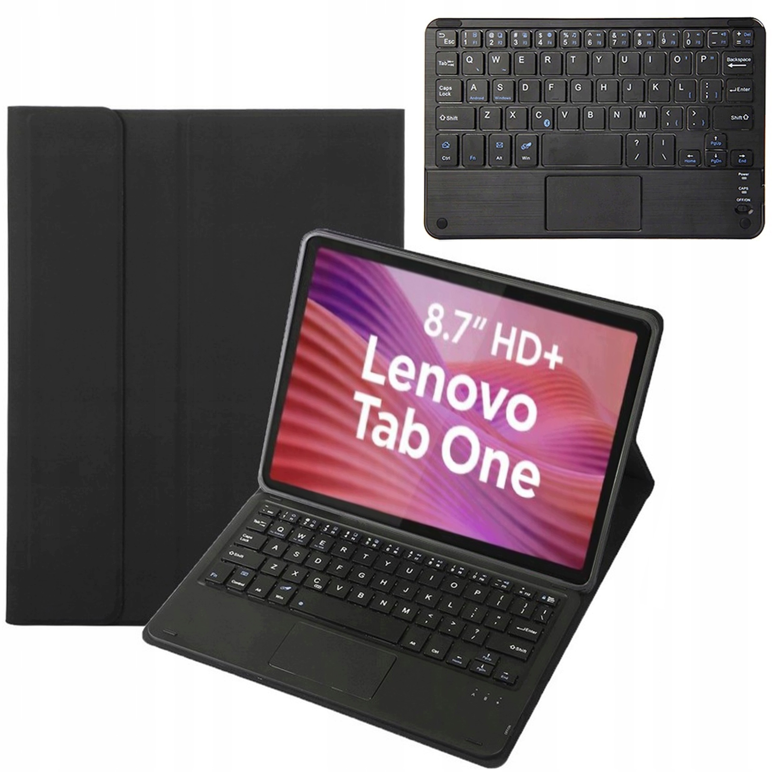 Pouzdro s klávesnicí Bt touchpad pro Lenovo Tab One 8.7'' 2025 TB305FU x2