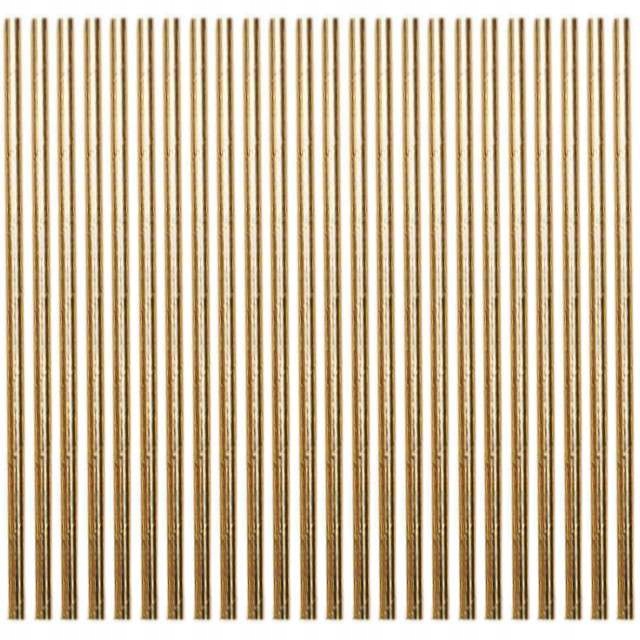 papierowe SŁOMKI metaliczne do picia ZŁOTE 24 szt