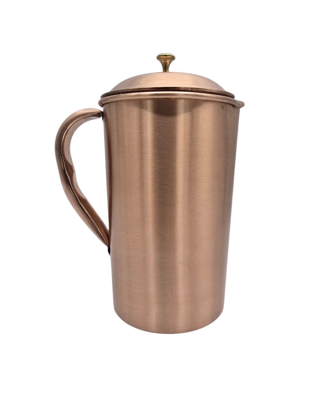 Kvaas Miedziany Dzbanek Na Wodę Gładki 2000 ML