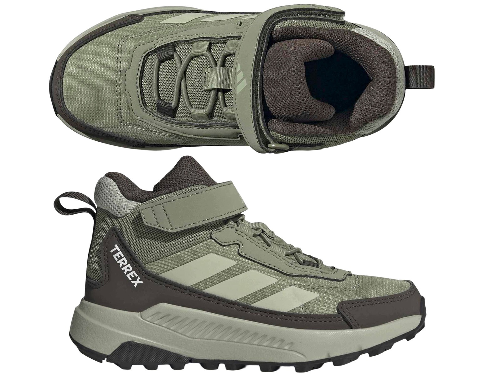 Adidas Terrex Anylander MID JR9727 Buty Dzięcięce Trekkingowe Rzep