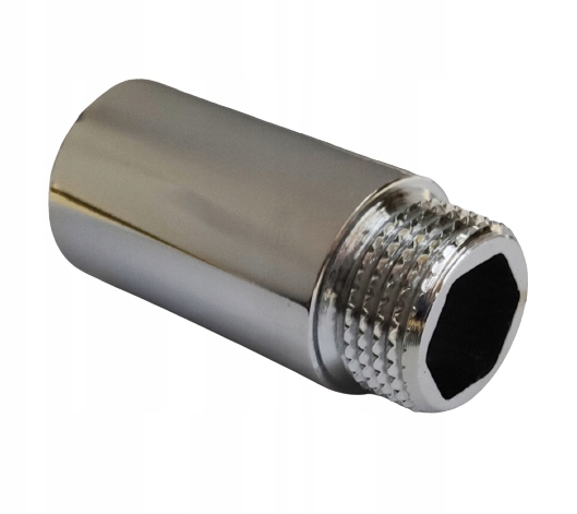 

Przedłużka 1/2" Mosiężna Chrom 40mm (4 cm)
