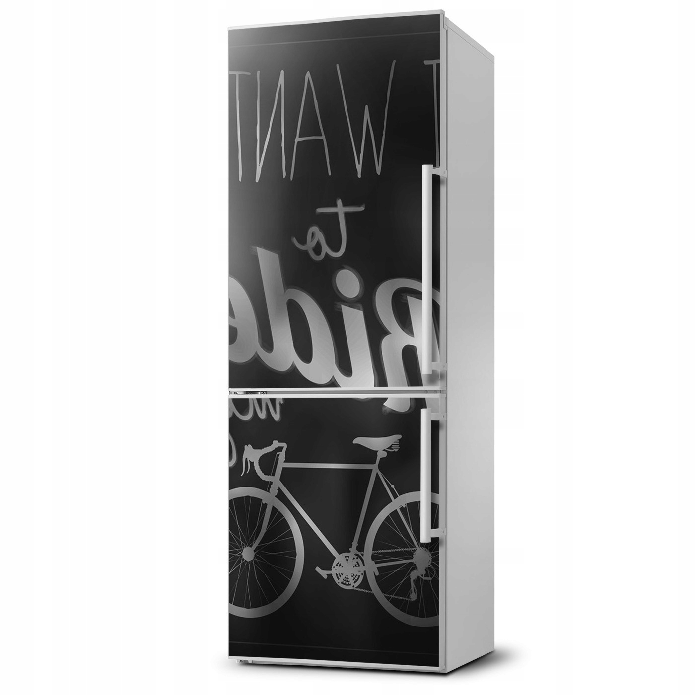 

Naklejka Magnetycznafototapeta na lodówkę Want to