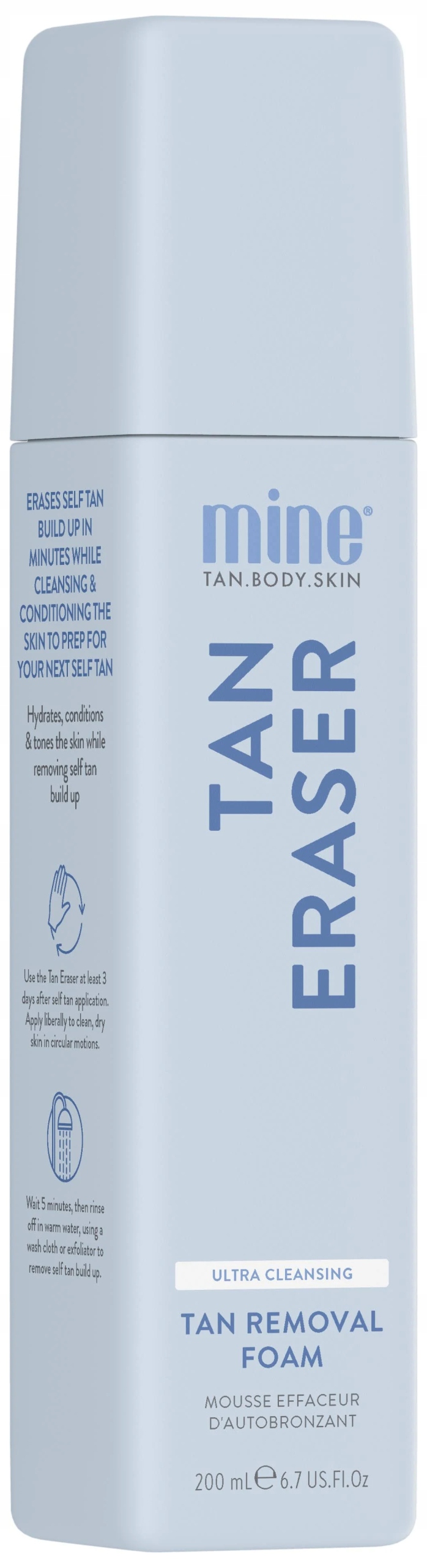 MineTan Tan Eraser Pěna pro odstranění samoopalovacího přípravku 200 ml