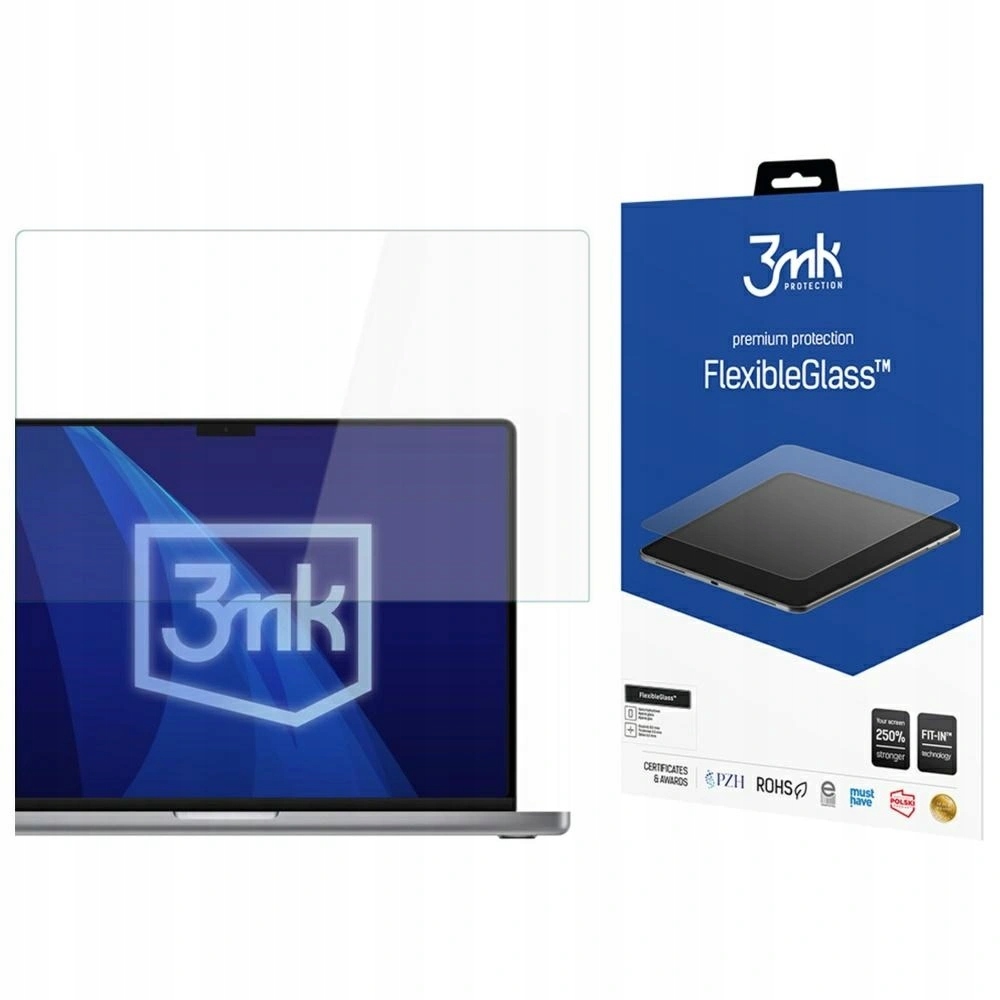 Hybridní Sklo 3MK FlexibleGlass pro Apple MacBook Pro 16” (M1/M2/M3/M4)