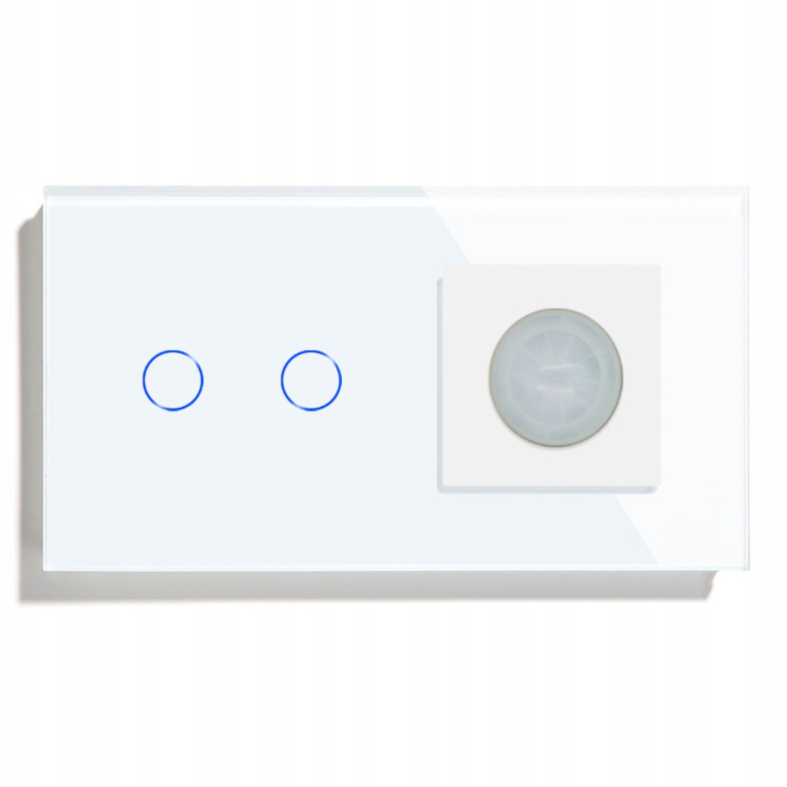 Dvojitý Skleněný Dotykový Spínač 2K Senzor Pohybu