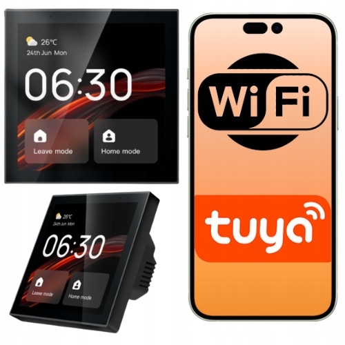 Dotykový panel na ovládanie Smart Home Tuya WiFi ZigBee 4" Alexa Bluetooth