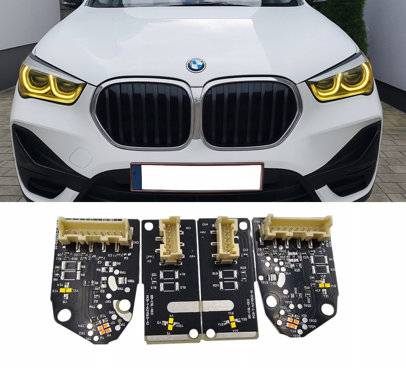 Moduly Csl Žlutý Drl Bmw X1 F48 F49 2019-2022 Efekt Žlutý Plug&play