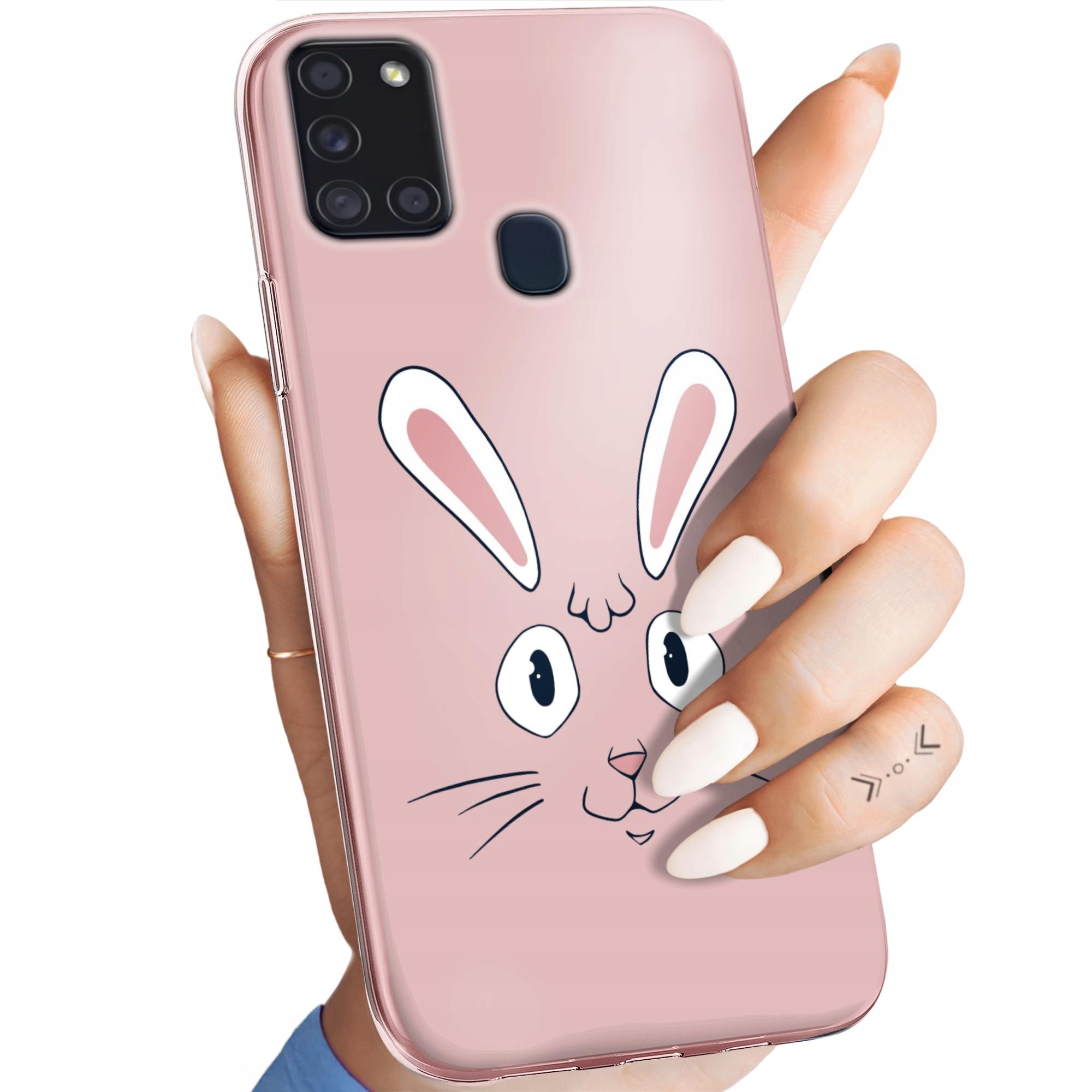 Etui Do Samsung Galaxy A21S Królik Zając Bunny Obudowa Pokrowiec Case