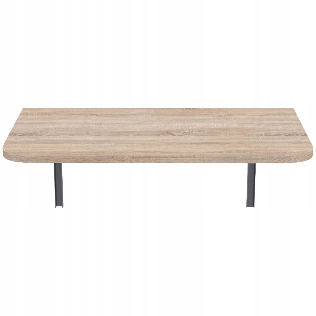 STÓŁ SKŁADANY STOLIK BLAT ROZKŁADANY 90X60 DĄB SONOMA ZAOKRĄGLONY Kolor inny kolor