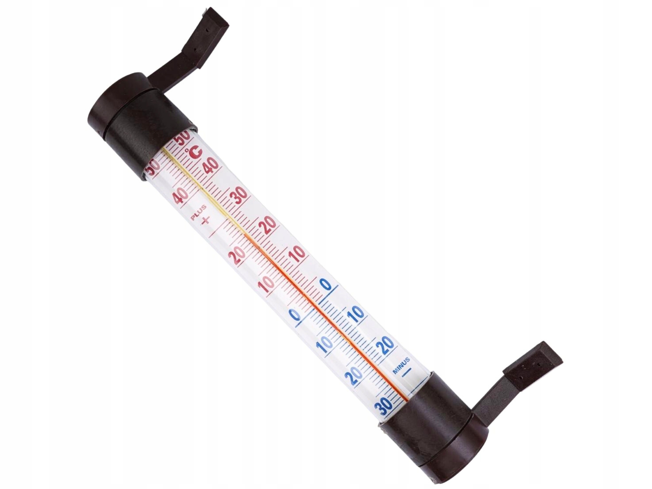 TERMOMETR ZAOKIENNY ZEWNĘTRZNY NA OKNO ŚCIANĘ XXL Kolor biały