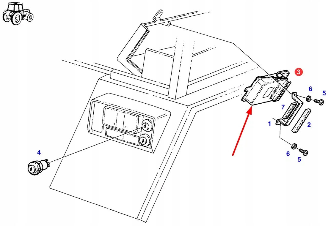G816860100091 Moduł Producent części AGCO