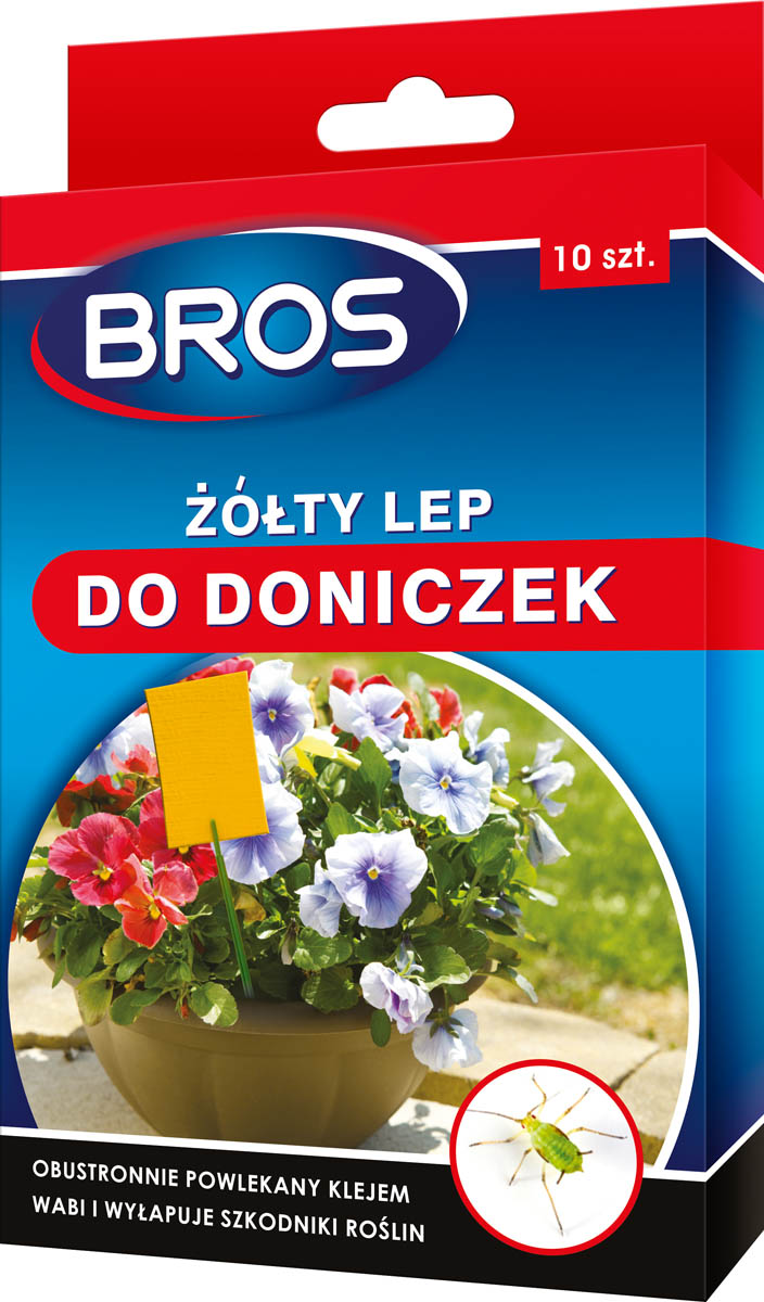 

Lep na szkodniki do doniczek żółty 10 szt. Pułapka