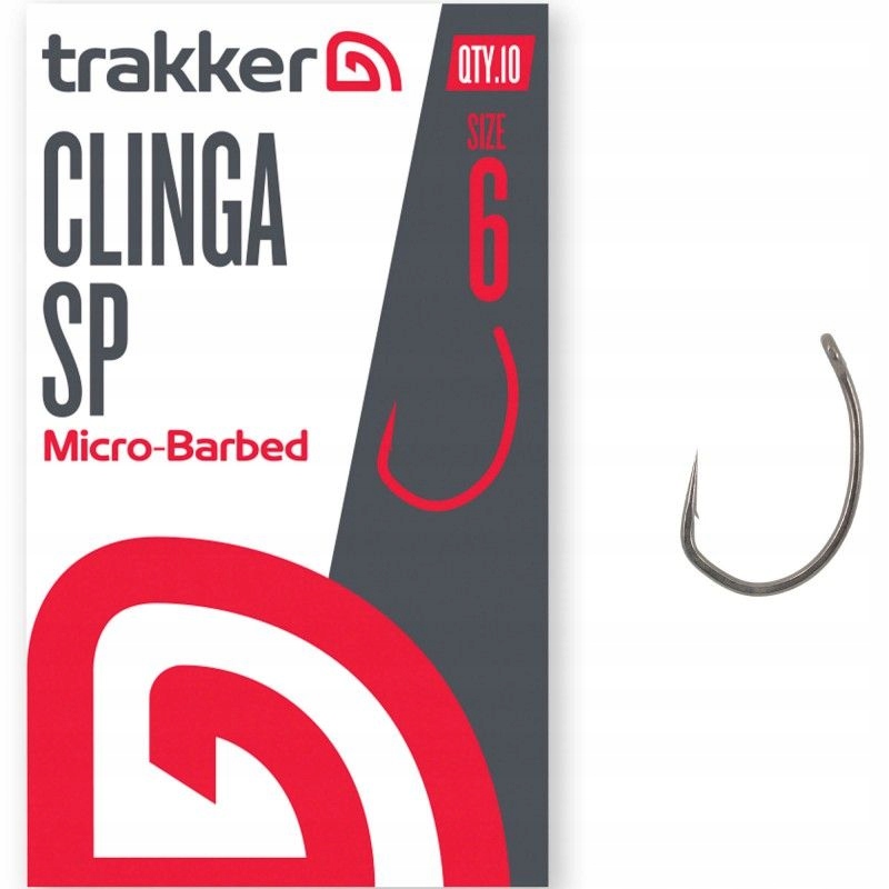 Haki karpiowe Trakker Clinga Sp Hooks (Micro Bared) nr. 6