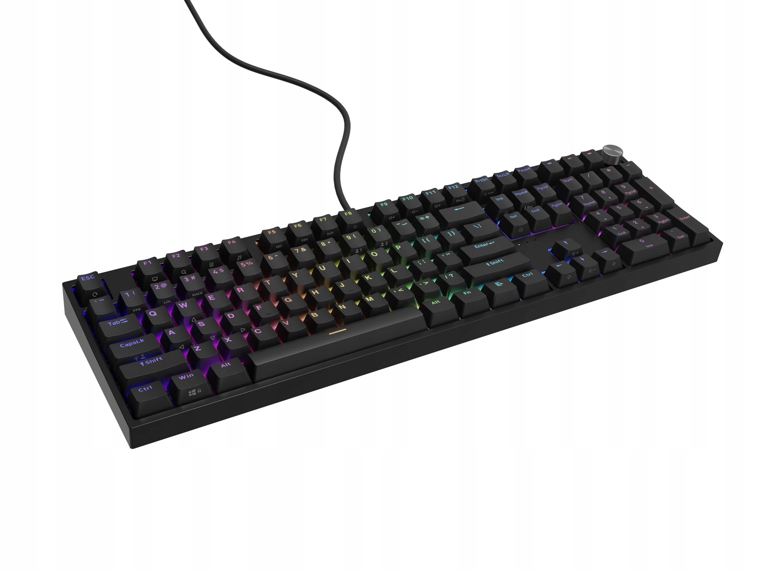 Mechanická klávesnica Genesis Thor 404 Rgb Full Gateron Yellow Pro NKG2297