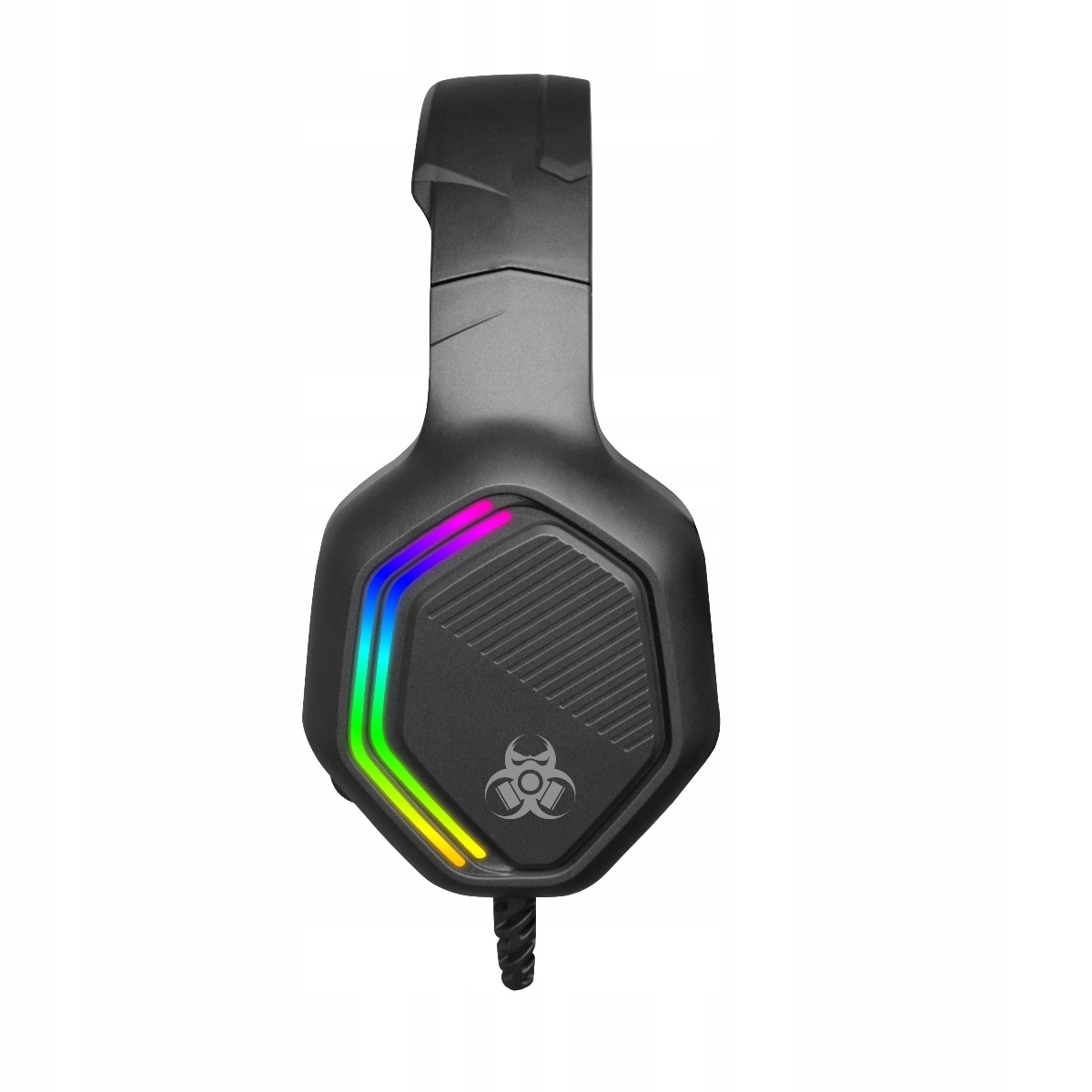 SŁUCHAWKI GAMINGOWE NASZUSZNE Z MIKROFONEM PRZEWODOWE RGB DLA GRACZY JACK Model GZ X3