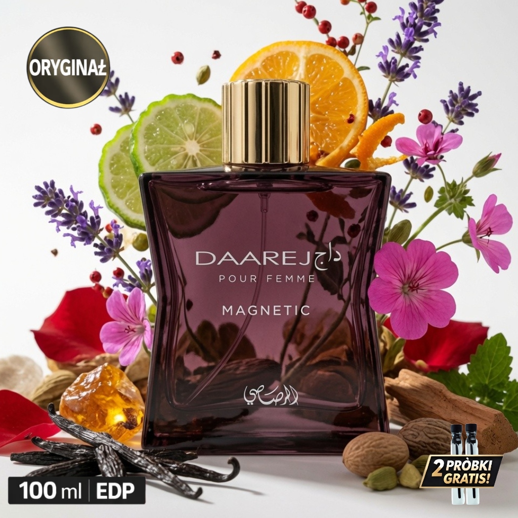 Parfém Rasasi Daarej Magnetic 100 ml 2 vzorky Dárek