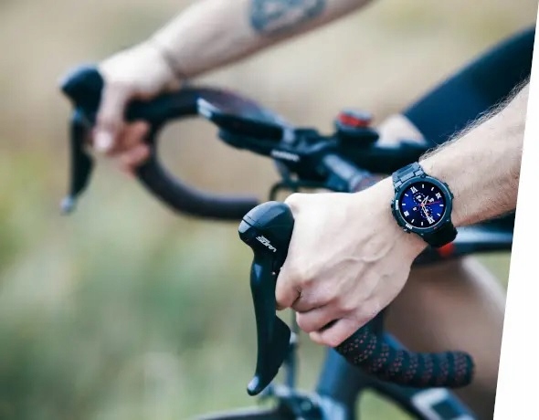 Zegarek męski GARETT Smartwatch GRS Czarny Komunikacja Bluetooth