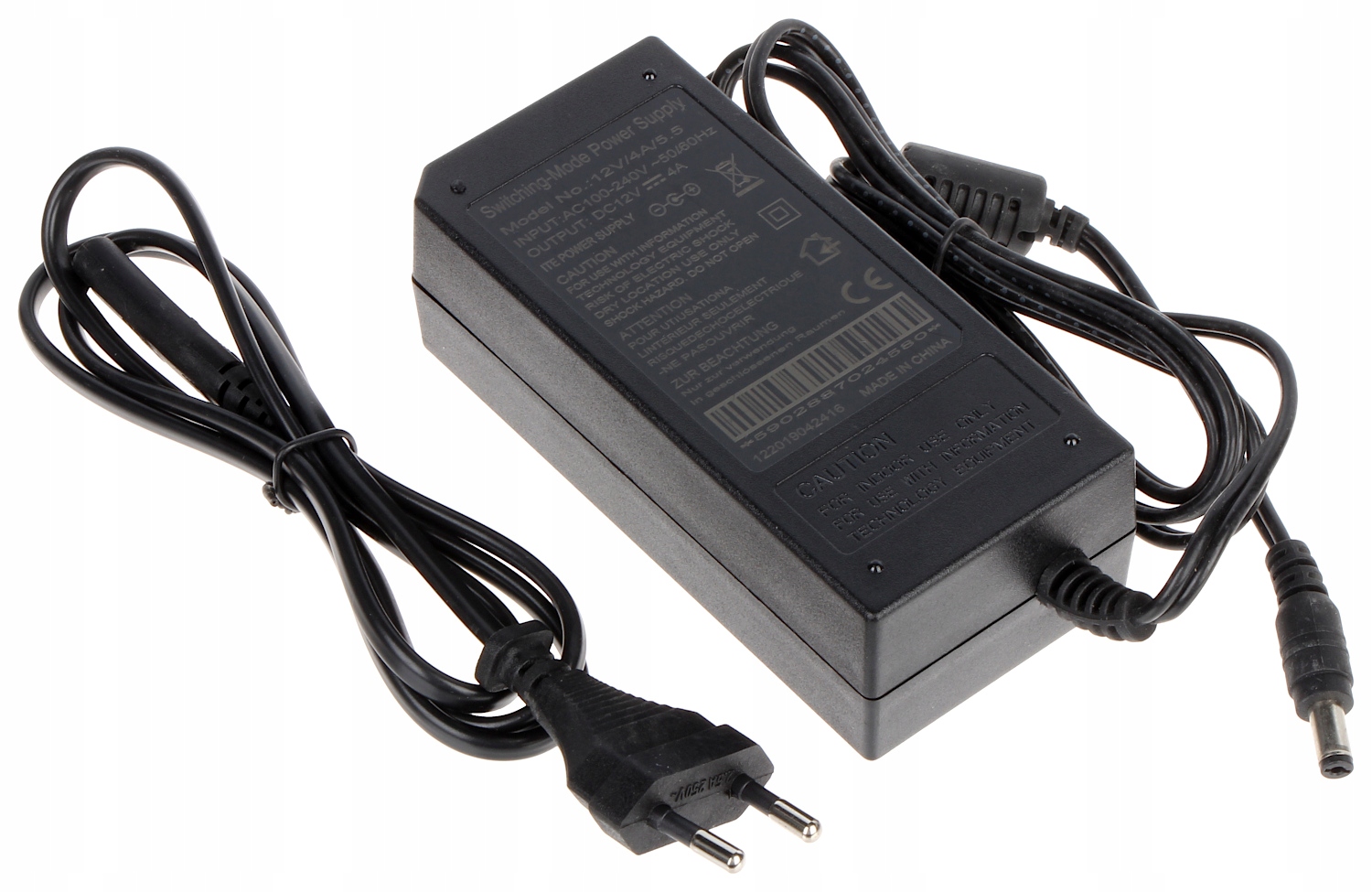 

Zasilacz 12V/4A/5.5 Impulsowy Abcv