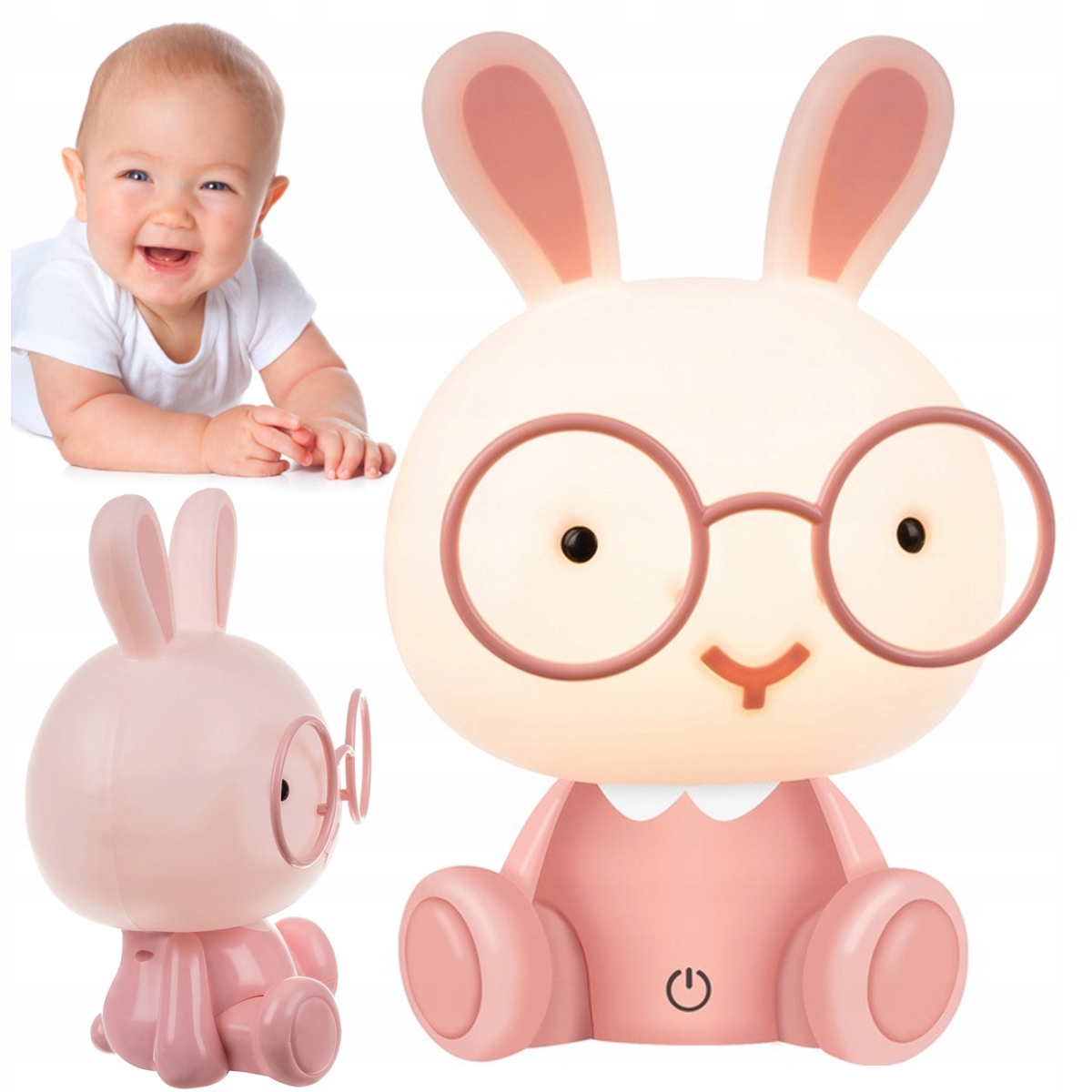 

Lampa Lampka Biurkowa Nocna Dla Dzieci Królik Led