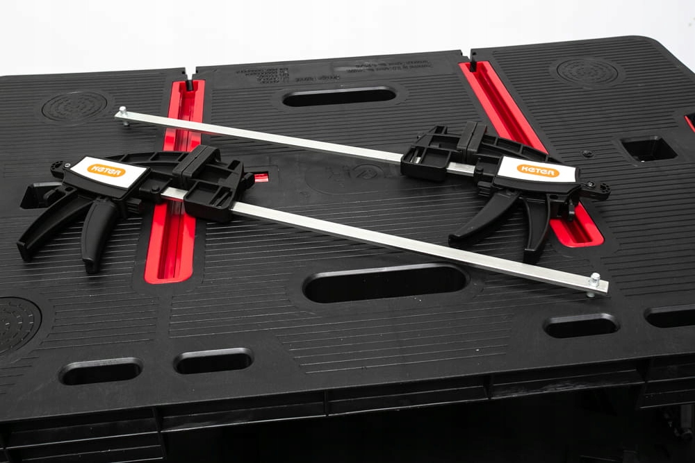 Stół warsztatowy roboczy składany KETER 85 x 55 x 75,5 cm Materiał dominujący tworzywo sztuczne