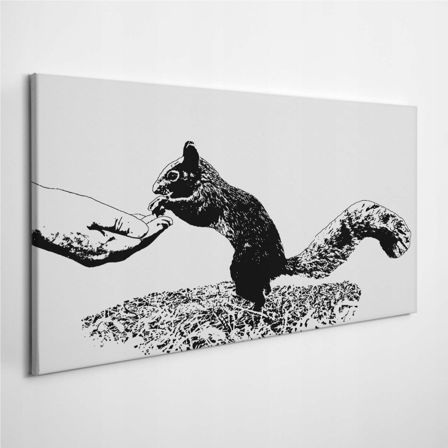 

Obrazy na płótnie Wiewiórka Sztuka Orzech 120x60