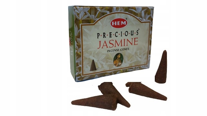KADZIDŁA STOŻKOWE JASMINE JAŚMIN HEM 10 szt