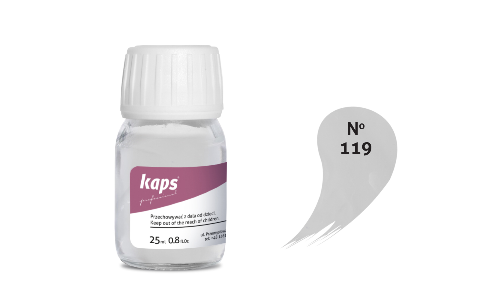 

Farba do skóry naturalnej i syntetycznej Kaps