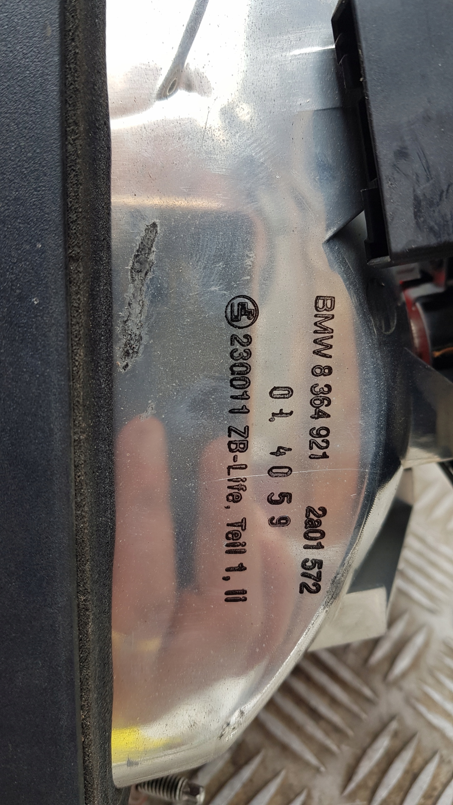 BMW E46 light right rear part sedan
