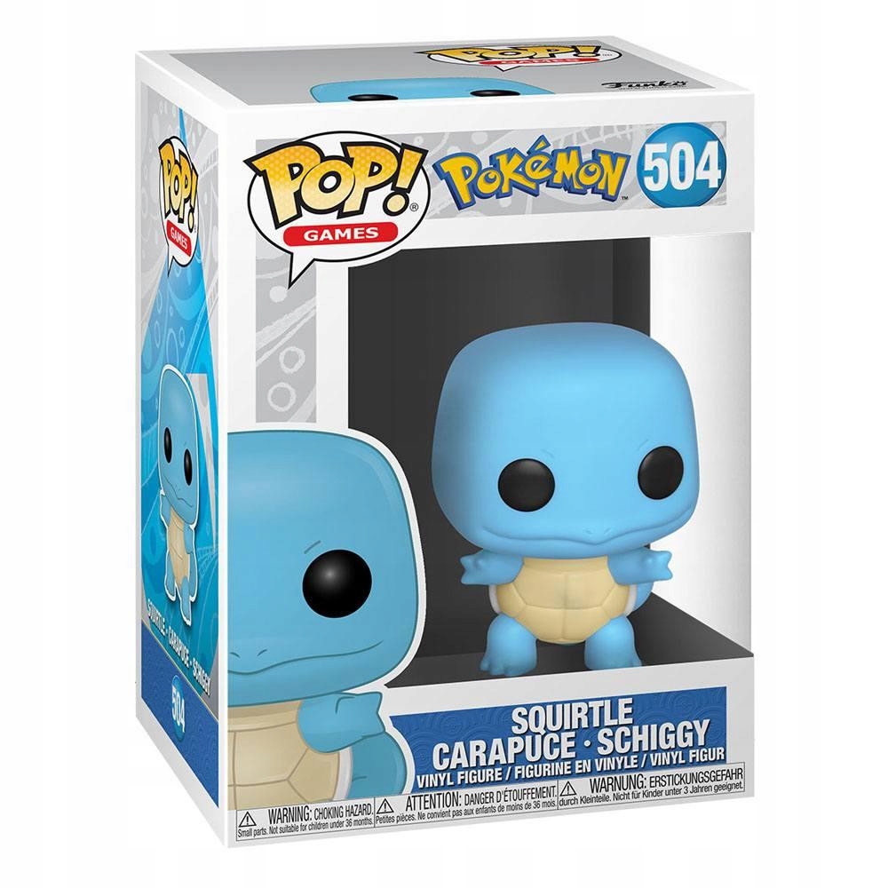 Funko Pop! Games: Pokemon figurka Squirtle Carapuce Schiggy #504