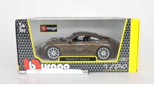 

BBurago Carrera Plus Porsche 911 S brązowy 1:24