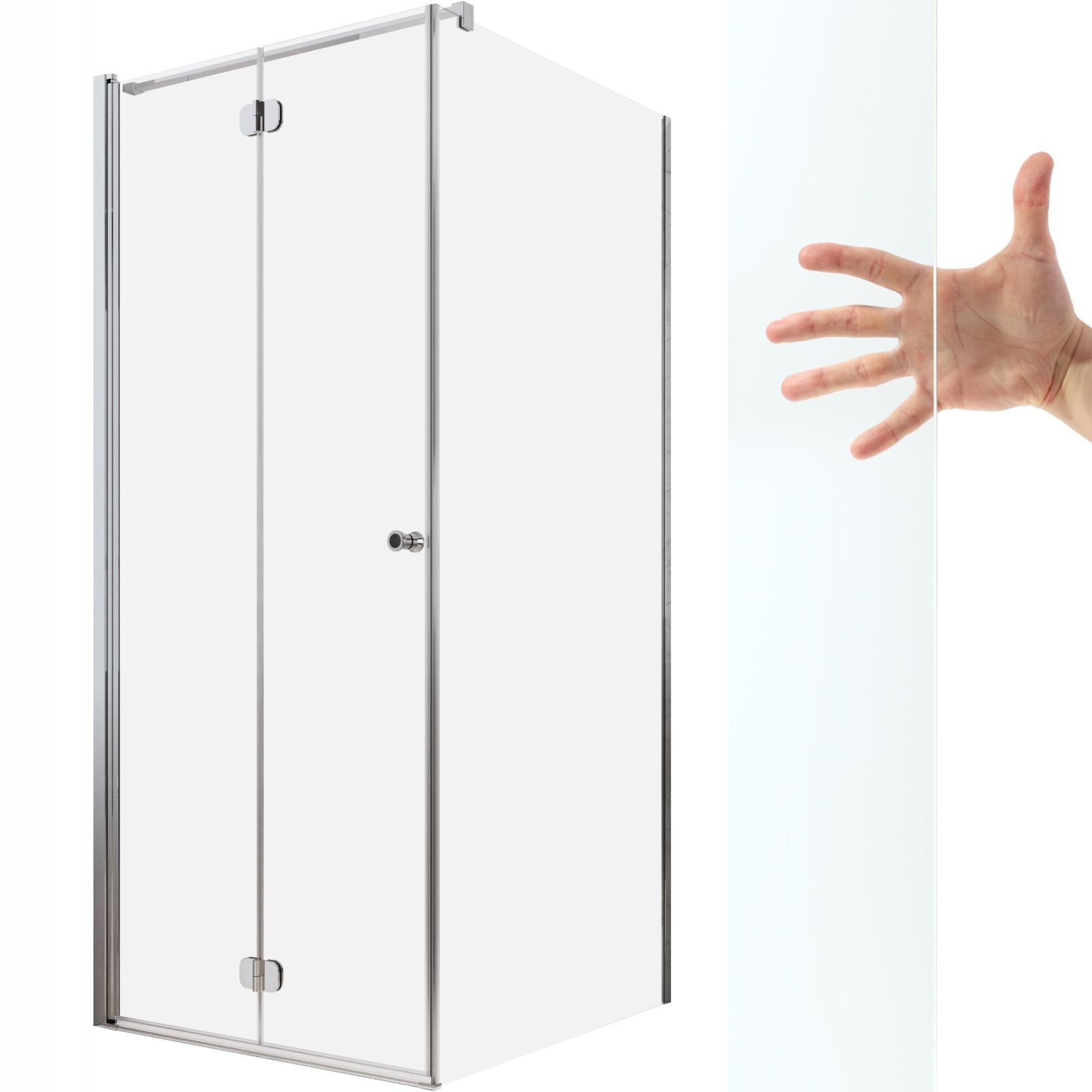 Kabina prysznicowa Eos Kdj-b 90x90 L przejrzyste