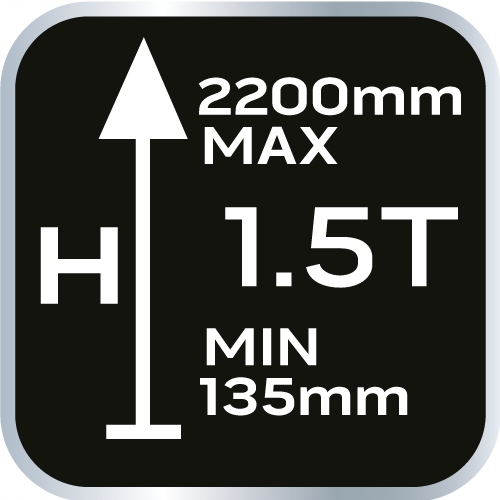 Podnosnik warsztatowy zuraw dzwig do 2t 25 2382mm Lifting Capacity 2000 kg