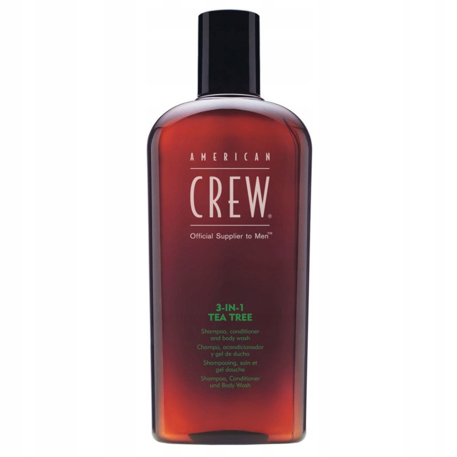 American Crew 3v1 Šampon+Kondicionér+Gel Tea Tree 1000ml