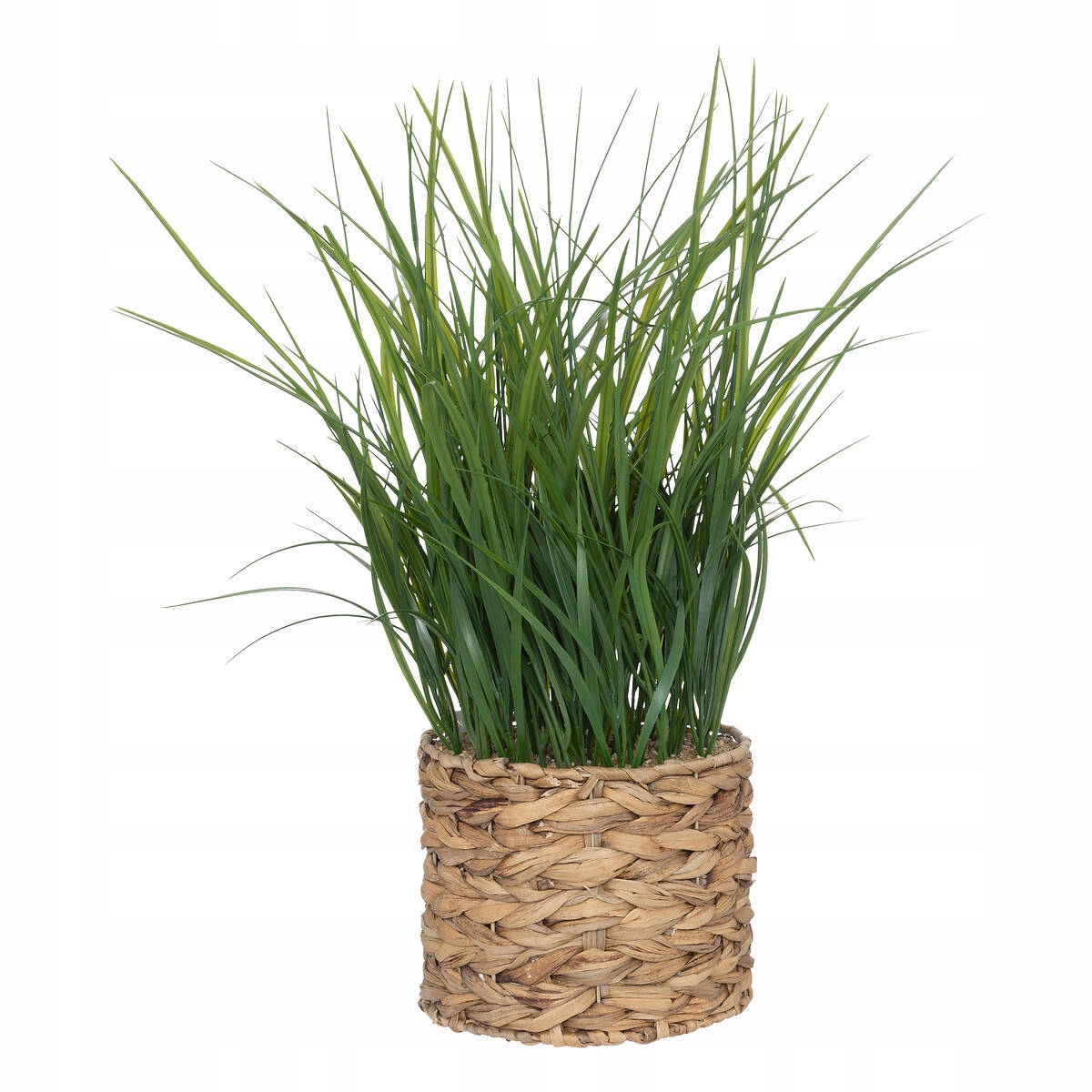 Umelá tráva v kvetináči z vodného hyacintu 70 cm