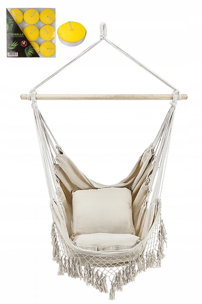 HAMAK HUŚTAWKA KRZESŁO BRAZYLIJSKIE WISZĄCY FOTEL