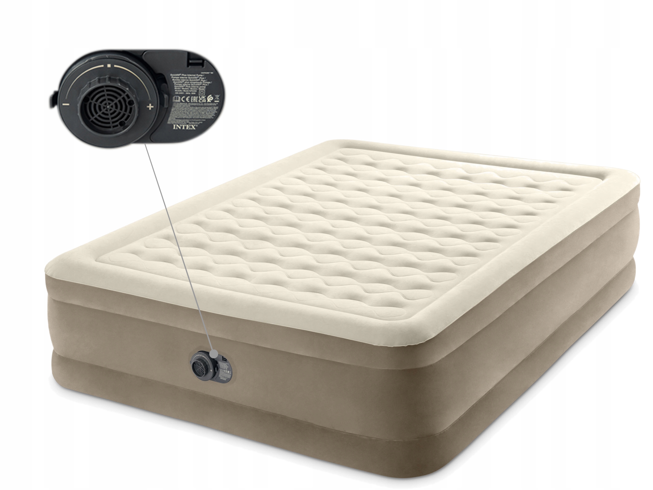 MATERAC DMUCHANY DWUOSOBOWY ŁÓŻKO INTEX Z POMPKĄ 64428ND Kod producenta 64428ND