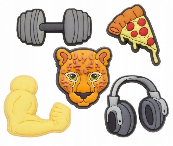 

Crocs Jibbitz Charms Przypinki Get Swole 5-PACK