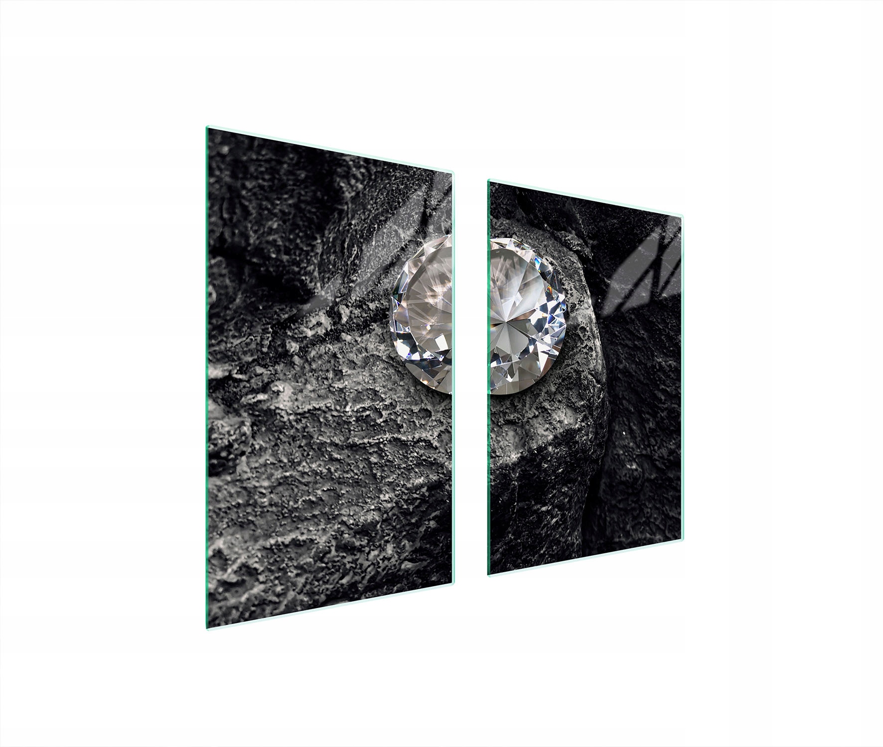Skleněná Ochranná Deska Do Kuchyně 65x52 Diamant Tvrzené Sklo