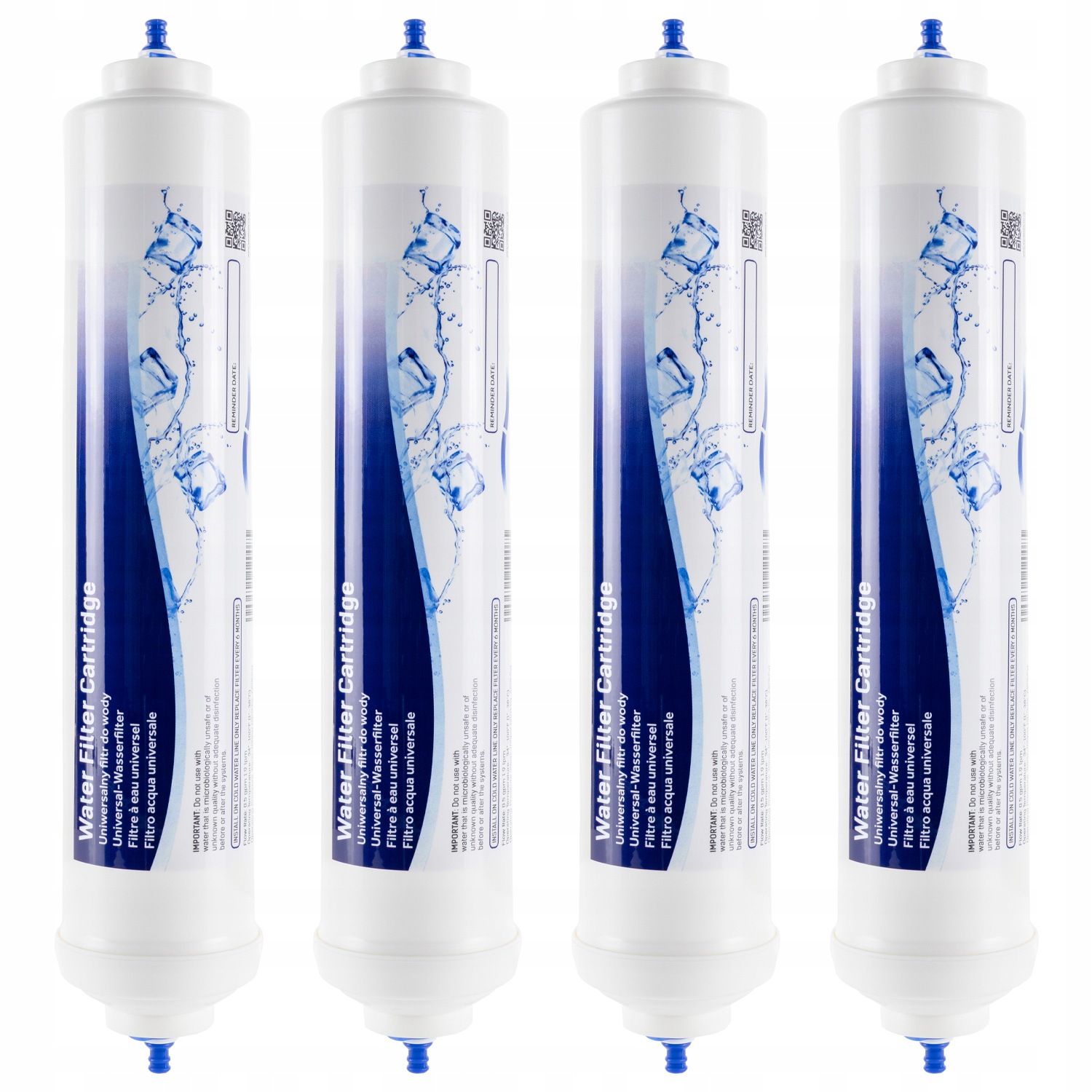 Filtr do ledničky Samsung Aqualogis AL-QC10 Vnější (na hadici) 4ks