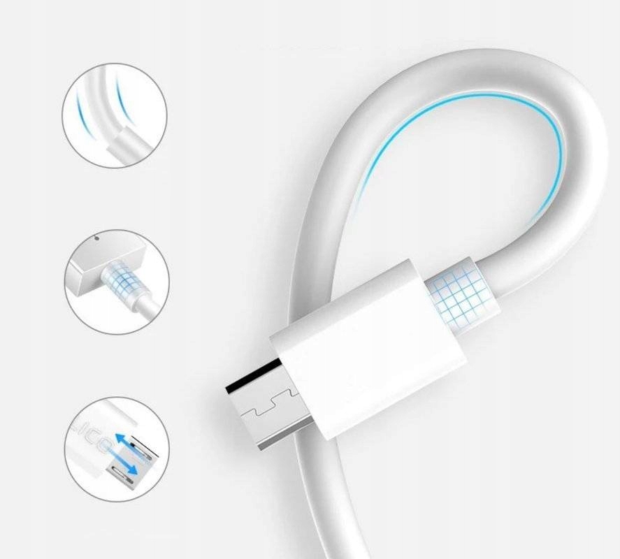 KABEL USB MICRO ŁADOWARKA DO SAMSUNG HUAWEI XIAOMI Kod producenta C01-1M-MICRO-W
