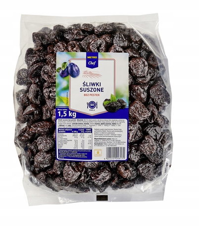 Levně Metro Chef Švestky sušené bez pecek 1,5 kg