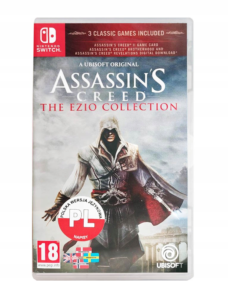 Assassin’s Creed: The Ezio Collection Switch Kartridż W Folii Nowa