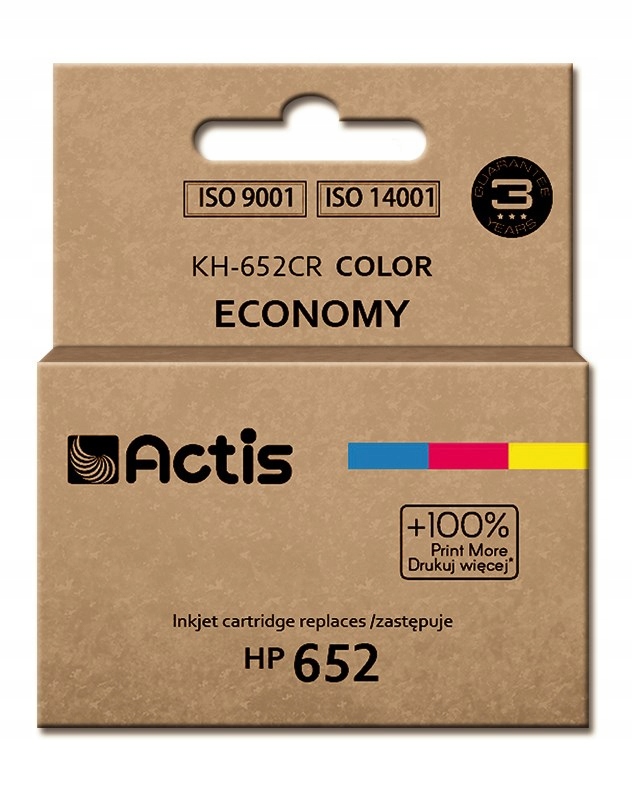 Tusz Actis KH-652CR (zamiennik Hp 652 F6V24AE; Sta